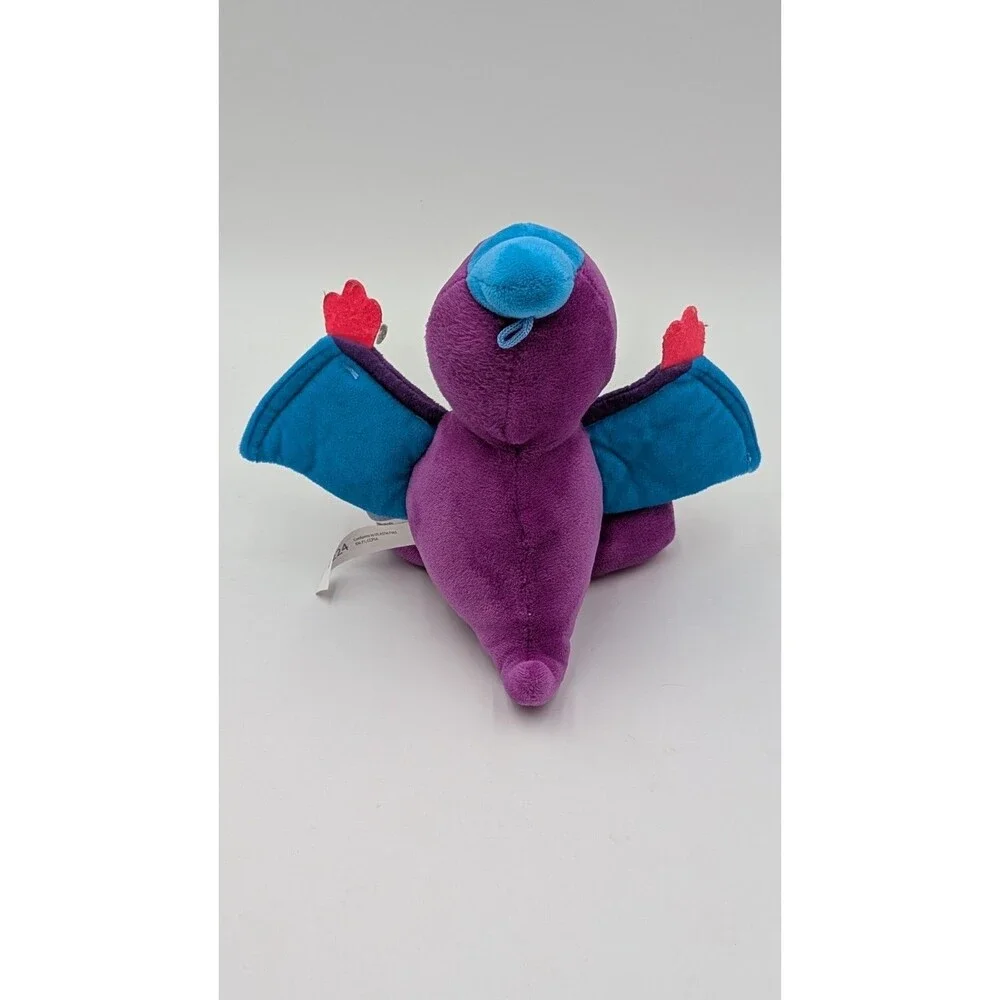 Dino Blue Purple Pink Pterodactyl Dinosaur Plush Stuffed Toy